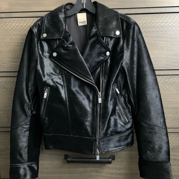 BLDWN Flint leather calf hair jacket - Picture 7 of 14